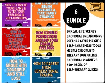 6-in-1 werkboek Journaal Herkenbare planner voor jongleren Echtscheiding Drama Giftige familiedynamiek Relatie Chaos Generational Bagagegids pdf