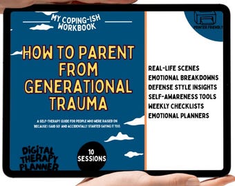Werkboek zelftherapie ouderschap: handleiding generatietrauma's (afdrukbaar pdf-bestand)
