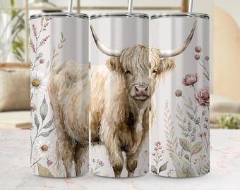 20oz Highland Cow Wraps