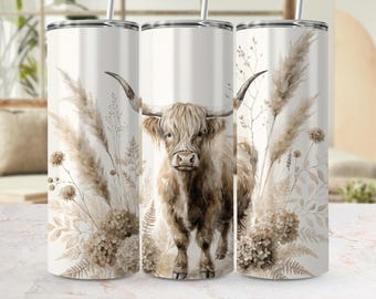 20oz Highland Cow Wraps