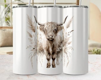 20oz Highland Cow Wraps