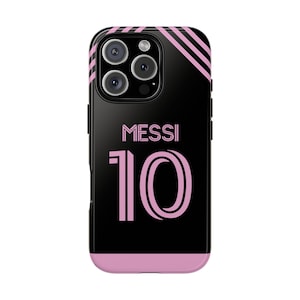 Messi #10 Inter Miami MLS Unofficial Premium Football Soccer Phone Case – Goat Edition