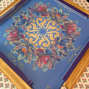 PRE-ORDER for July - Jeweled Lotus Mandala Mahjong Mat immagine 8