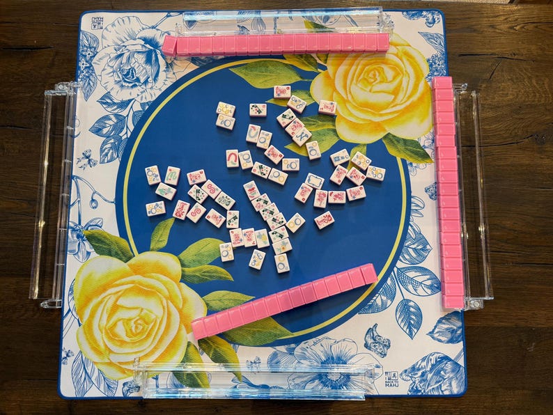 Yellow Rose of Texas Mahjong Mat Bild 3