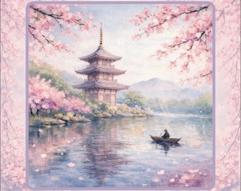 PRE-ORDER for July arrival! Morning Calm - Cherry Blossom Pagoda