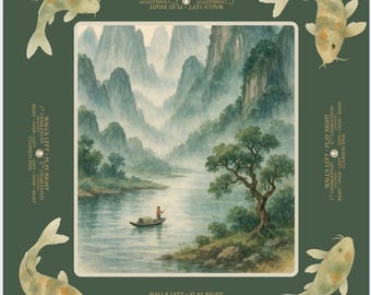 PRE ORDER Serenity Mahjong Mat (June arrival)