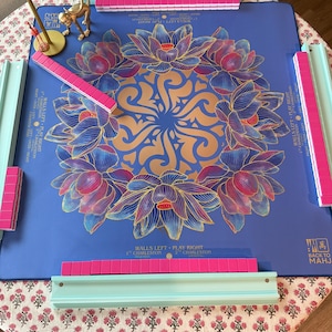 PRE-ORDER for July - Jeweled Lotus Mandala Mahjong Mat immagine 2