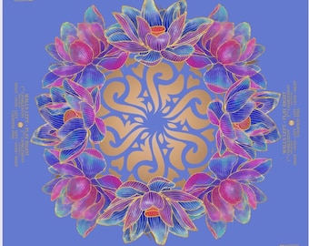PRE-ORDER for July - Jeweled Lotus Mandala Mahjong Mat