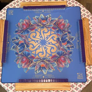 PRE-ORDER for July - Jeweled Lotus Mandala Mahjong Mat immagine 6