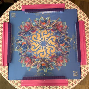 PRE-ORDER for July - Jeweled Lotus Mandala Mahjong Mat immagine 4