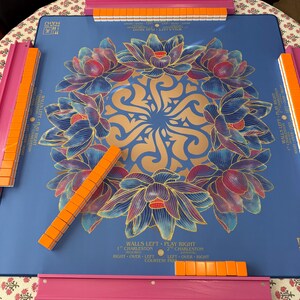 PRE-ORDER for July - Jeweled Lotus Mandala Mahjong Mat immagine 9