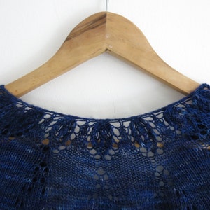 PATTERN Lace Cropped Cardigan Pdf Knitting Pattern / Shrug Knitting Pattern / Bolero Knitting Pattern / Lacy Knit