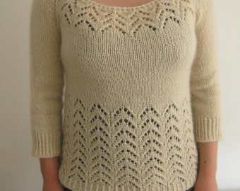 PATTERN Lace Sweater Pattern Pdf