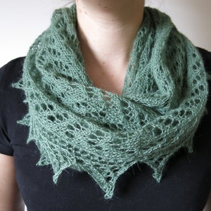 PATTERN Lace Shawl Knitting Pattern Pdf / Lace Scarf Knitting Pattern Pdf / Lace Wrap Knitting Pattern Pdf