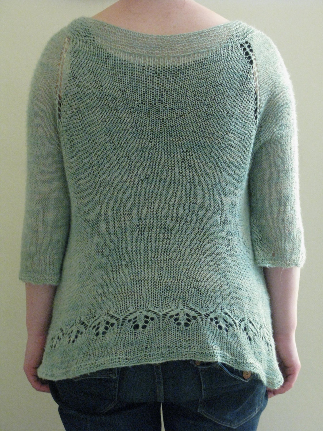 PATTERN Lacy Silk Cardigan Pdf Knitting Pattern - Etsy