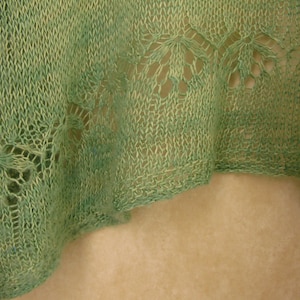PATTERN Lacy Silk Cardigan Pdf Knitting Pattern