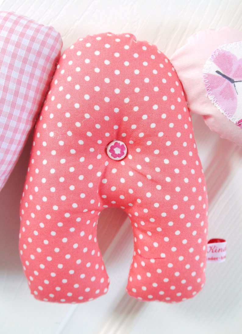 EMMA Personalized Baby name wall hanging Pink nursery Etsy