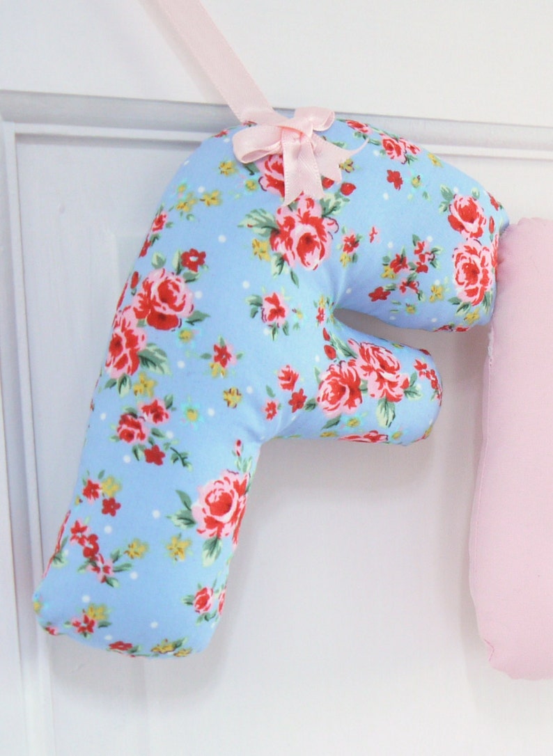 FLORA Personalized Baby name wall hanging floral nursery Etsy