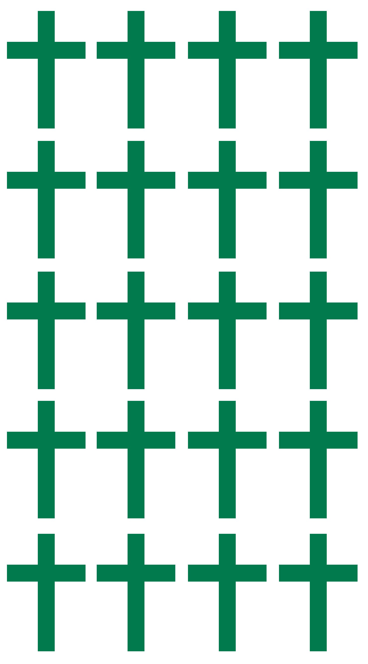 20 X Vinyl Cross/crucifix Shaped Stickers. Cardmaking | Etsy