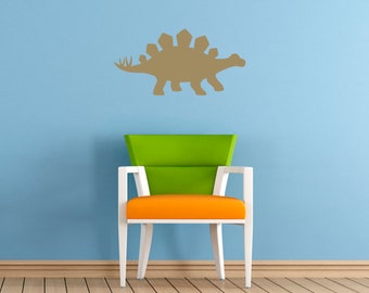 Large Stegosaurus, Dinosaur, Decorative Vinyl Wall Art Sticker Decal Mural. Home, Wall Decor, Mirror, Window. Bedroom, Playroom, Kids