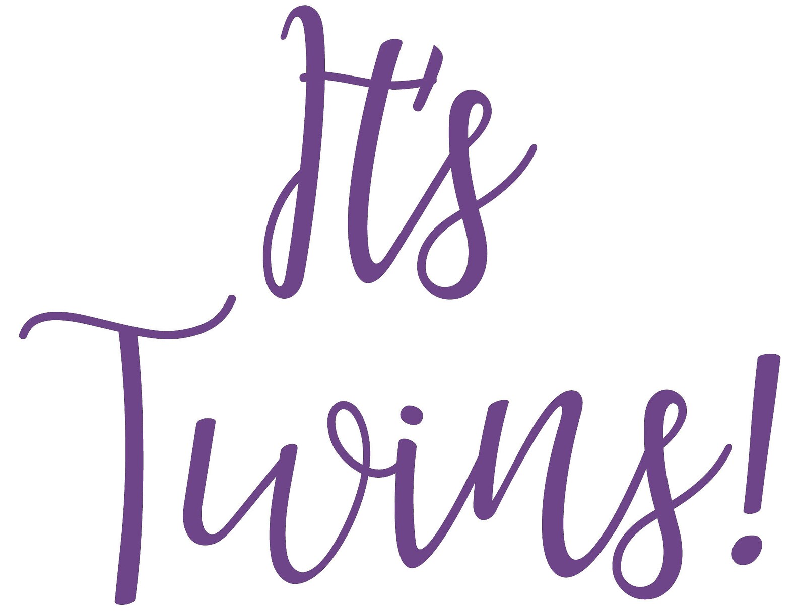 It's Twins Vinyl Sticker Decal Labels for Glasses Etsy