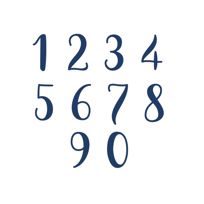 Number on a Stick - Etsy