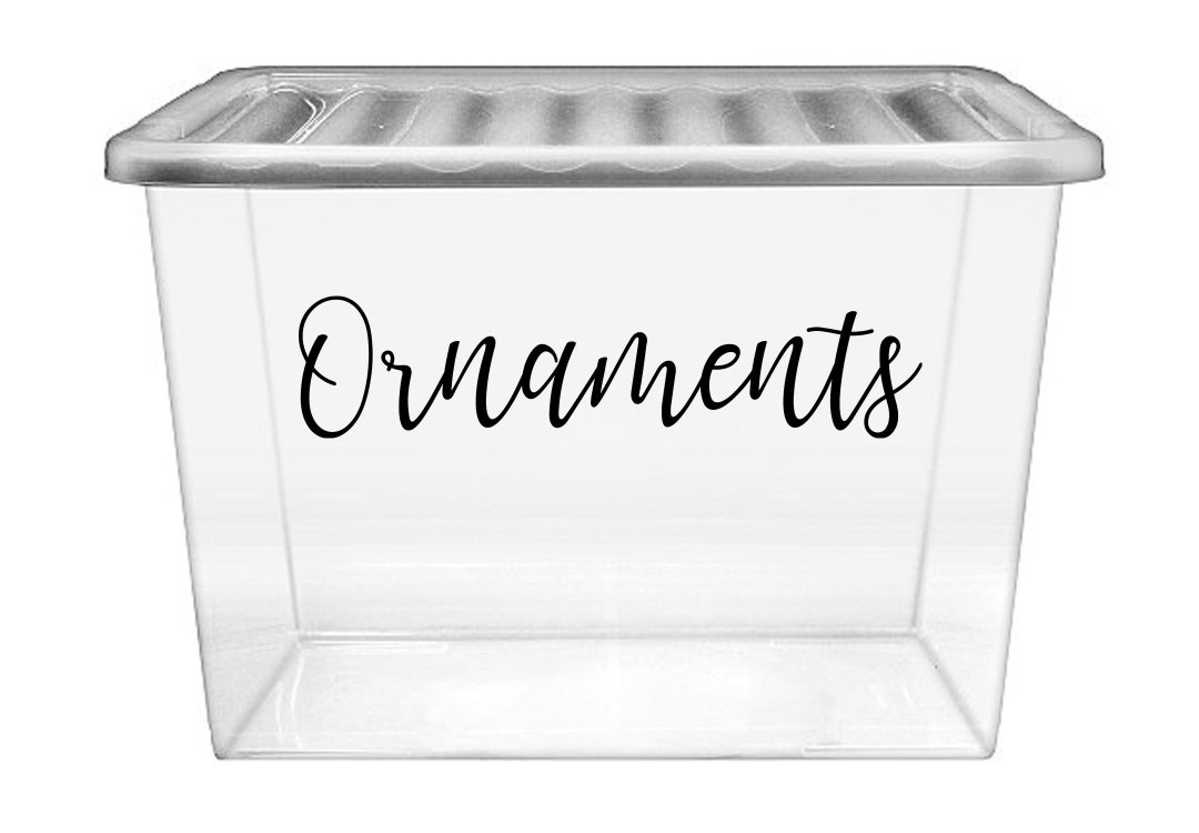 Ornaments Vinyl Sticker Decal Transfer Label for Christmas Decorations