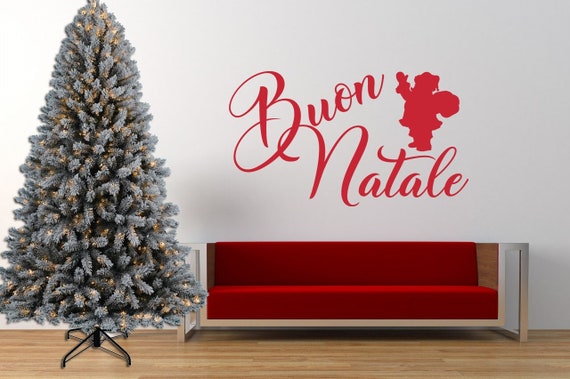 25 Adesivi Striscione Buon Natale HO HO HO, Rossi 5x14 Cm, Etichette Per Decorare E Chiudere Regali