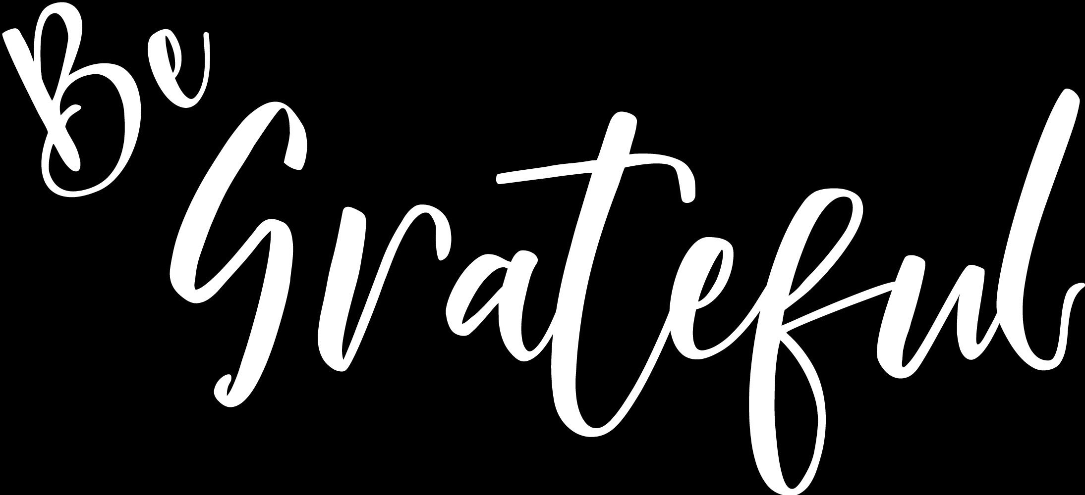 Be Grateful Quote Vinyl Wall Art Sticker Decal. Home Wall | Etsy