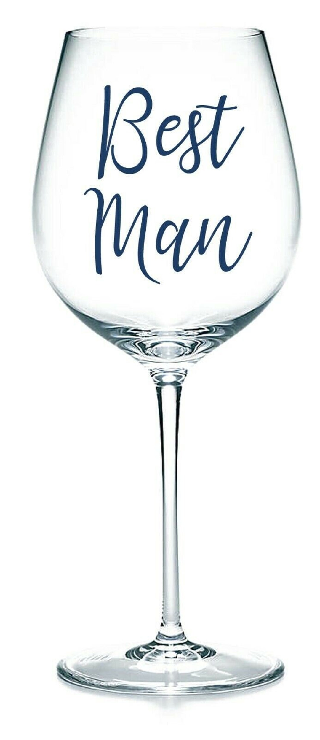 Best Man - Vinyl Sticker Decal Labels for Glasses, Mugs. Wedding, Gift ...