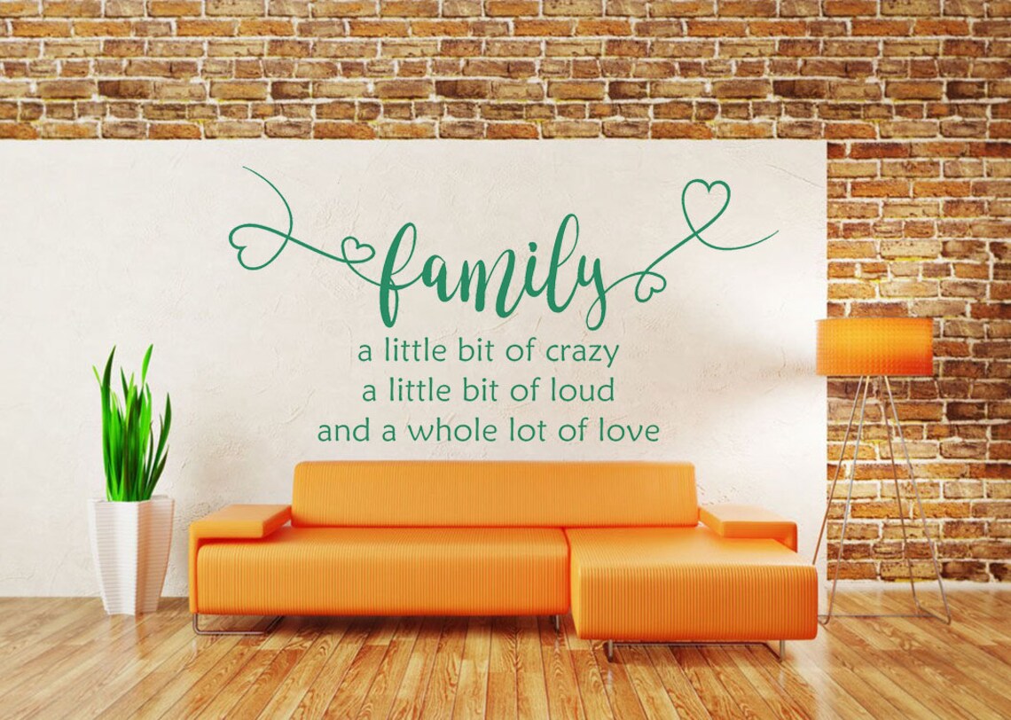 Family Quote Vinyl Wall Art Sticker Decal Mural Bedroom Etsy UK