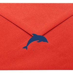 20 stickers dauphins en vinyle, décalcomanies murales. Fabrication de cartes, artisanat, chambre à coucher, salle de bain, mur, fenêtre, miroir, décoration de meubles. Animaux, Nature