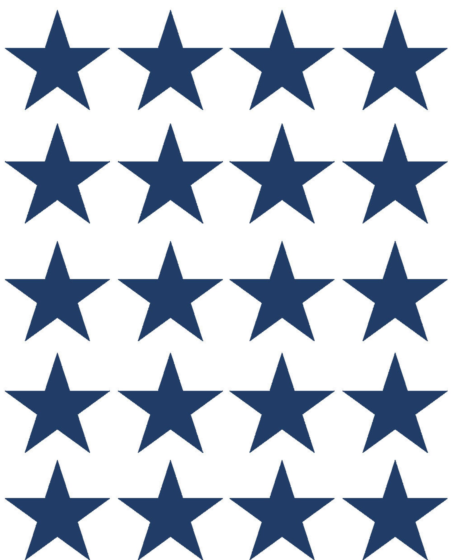 20 X Vinyl Star Stickers. Cardmaking Scrapbooking Crafting Etsy