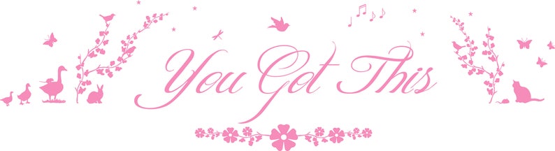You Got This Quote Wall Art Stickers Decal Mural Nature Home Decor