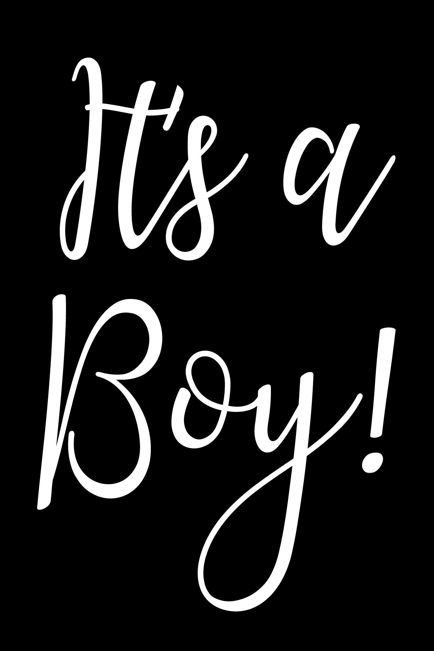 It's a Boy Vinyl Sticker Decal Labels for Glasses Mugs. | Etsy