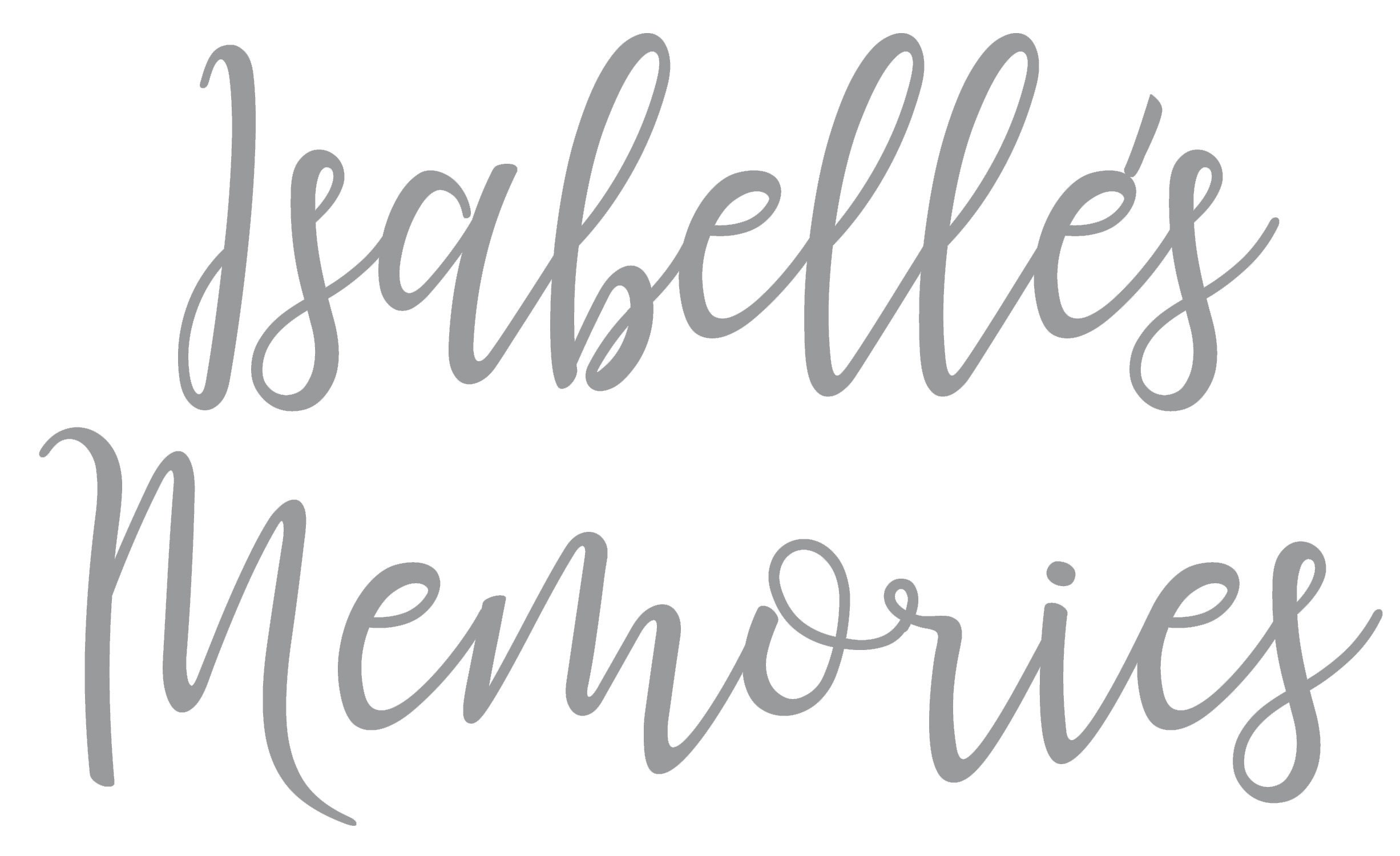 Personalised Name Memories Vinyl Sticker Decal Transfer Label for ...