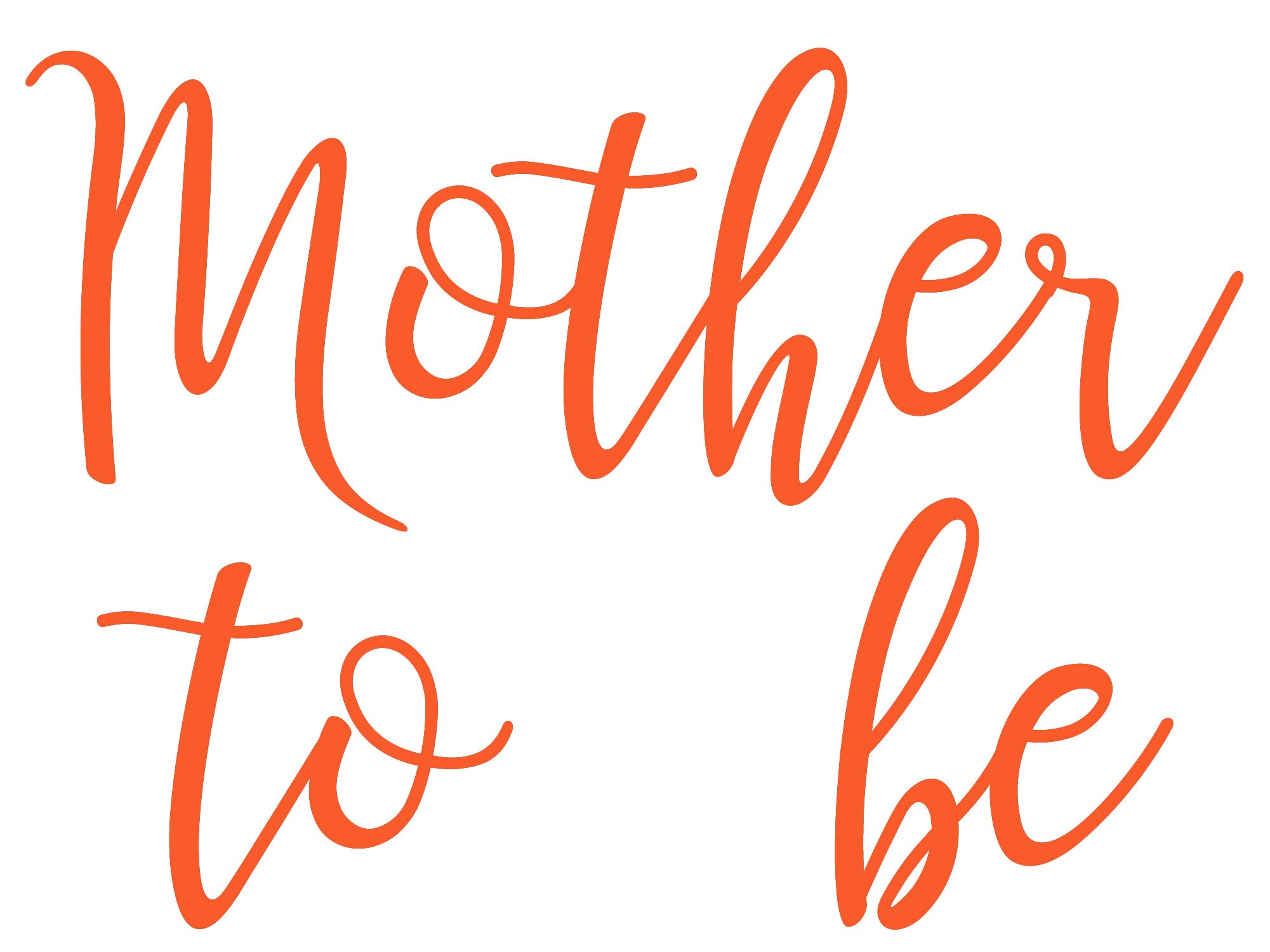 Mother to Be Vinyl Sticker Decal Labels for Glasses Mugs. | Etsy