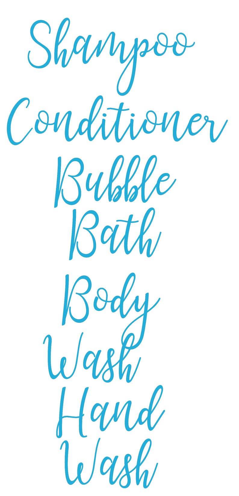 Shampoo Conditioner Bubble Bath Body Wash Hand Wash Etsy