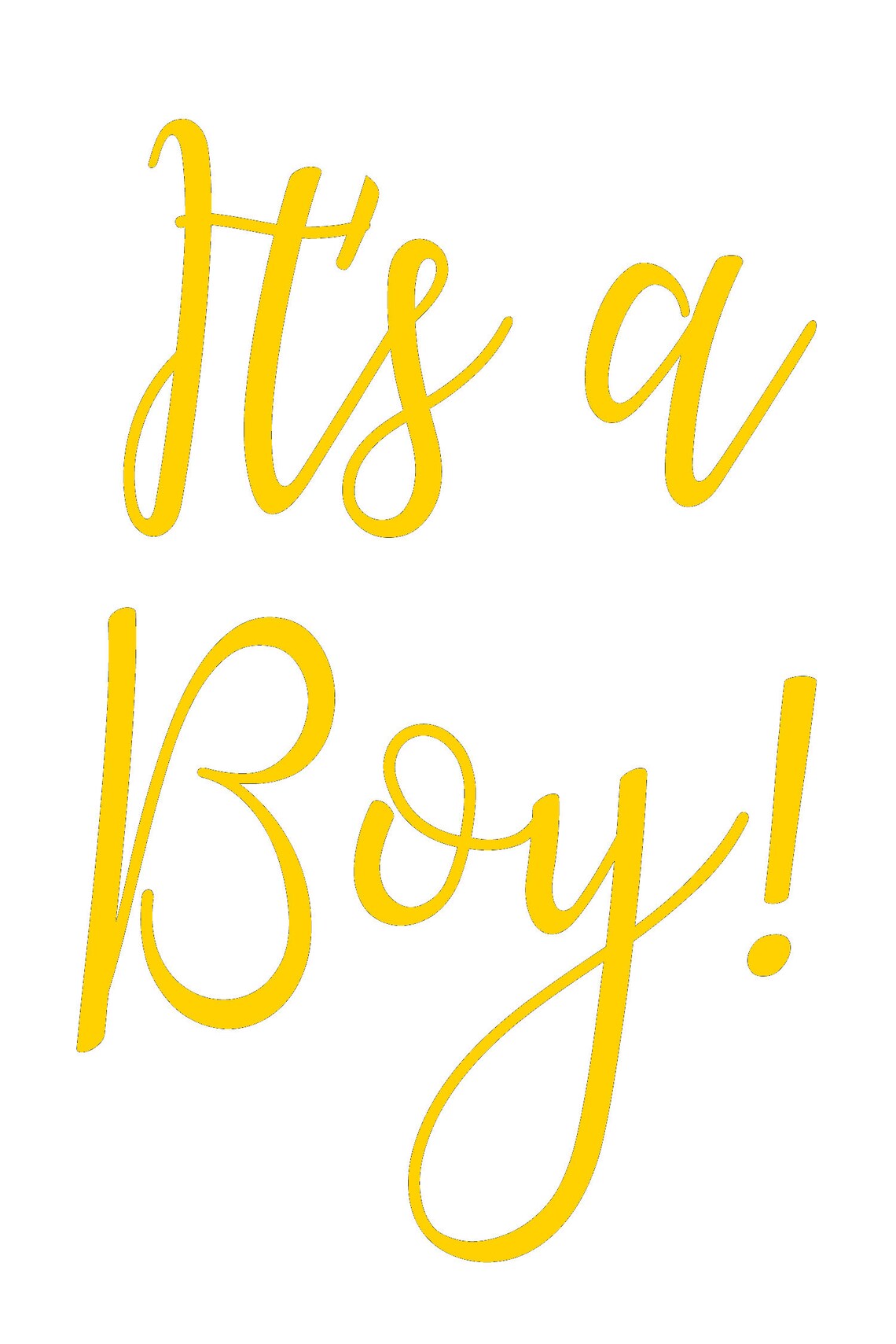 It's a Boy Vinyl Sticker Decal Labels for Glasses Mugs. | Etsy
