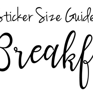 Breakfast, Lunch, Dinner - Vinyl Sticker Decal Labels for Food Storage ...