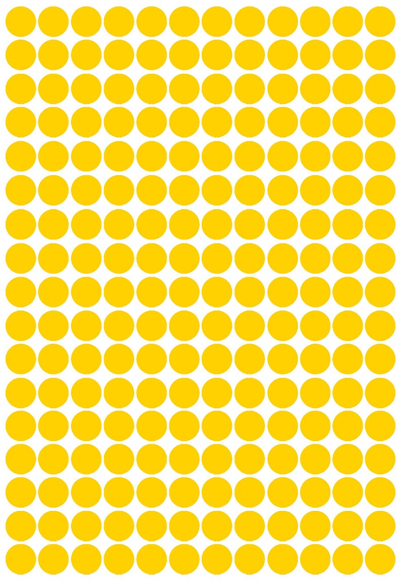 Cardmaking crafting Each 1.5cm Wide Self Adhesive 204 x polka dot spot Shape Vinyl Stickers Scrapbooking