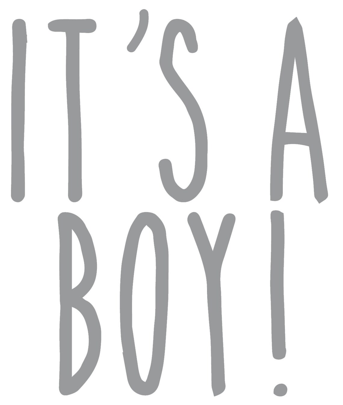 It's a Boy Vinyl Sticker Decal Labels for Glasses Mugs. Etsy