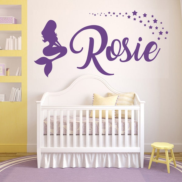 Mermaid Decals Furniture Etsy