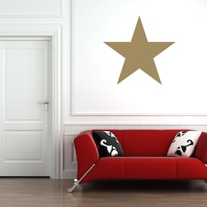 Large Star Decorative Vinyl Wall Art Sticker Decal Mural. Home, Wall Decor, Mirror, Car, Window, Furniture. Colour Blocking