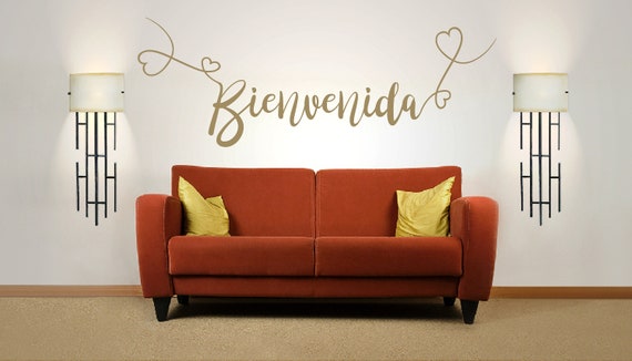 Bienvenida Quote Vinyl Wall Art Sticker Decal Mural Bedroom 