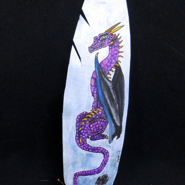 Paper feather dragon