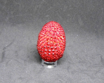 Small red jeweled egg