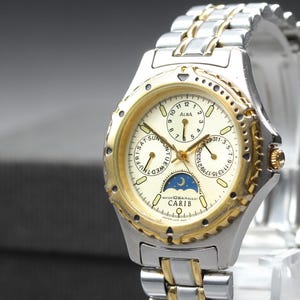 1992 Vtg Seiko SX 3M Quartz WR Analog 34mm Round Watch (H742) \