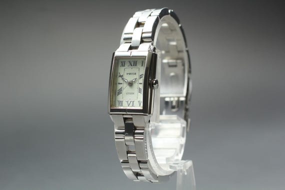Citizen wicca 5431-s012384 ladies watch vintage new batt near mint from japan/ retro wristwatch classic style timepiece gift