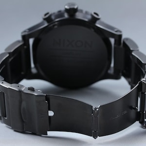 Nixon the 51-30 chrono "simplify" black chronograph mens watch vtg near mint image 9